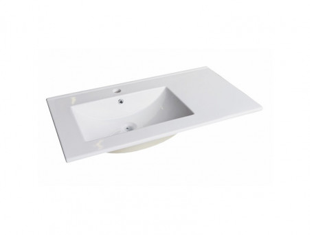 Тумба с Раковиной «Comforty» Бремен-90, 91x56x46,5см, Дуб Белый (00004142375CF)