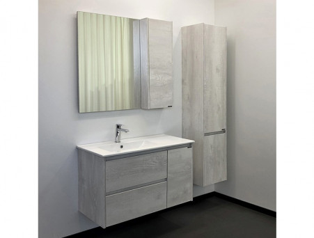 Тумба с Раковиной «Comforty» Бремен-90, 91x56x46,5см, Дуб Белый (00004142375CF)