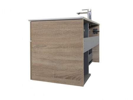 Тумба с Раковиной «Comforty» Варна-90, 91x56x46,5см, Дуб Сонома (00-00009919CF)