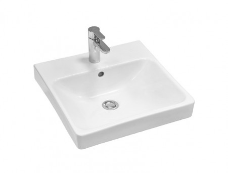 Тумба с Раковиной «Comforty» Вена-45, 45x61x45см, Дуб Дымчатый (00-00006653CF)