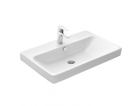 Тумба с Раковиной «Comforty» Вена-70, 70,5x61x45см, Дуб Дымчатый (00-00008929CF)