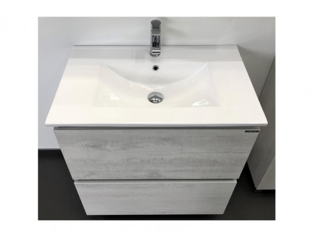 Тумба с Раковиной «Comforty» Верона-75, 75,5x87,5x46,5см, Дуб Белый (00004137102CF)