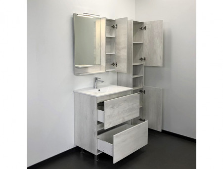 Тумба с Раковиной «Comforty» Верона-75, 75,5x87,5x46,5см, Дуб Белый (00004137102CF)