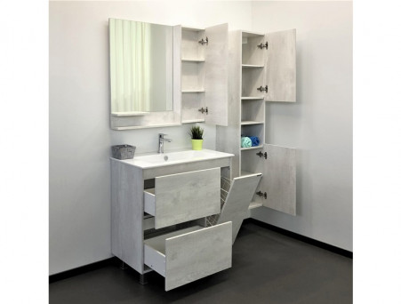 Тумба с Раковиной «Comforty» Верона-90, 91x87,5x46,5см, Дуб Белый (00-00001972CF)