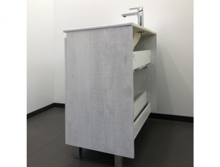 Тумба с Раковиной «Comforty» Верона-90, 91x87,5x46,5см, Дуб Белый (00-00001972CF)