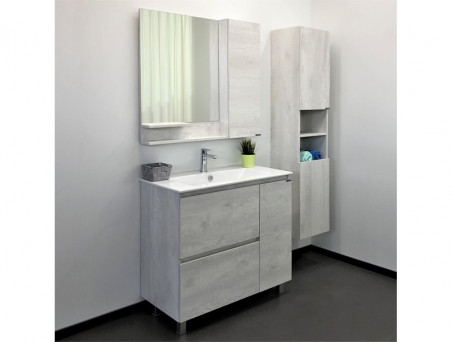 Тумба с Раковиной «Comforty» Верона-90, 91x87,5x46,5см, Дуб Белый (00-00001972CF)