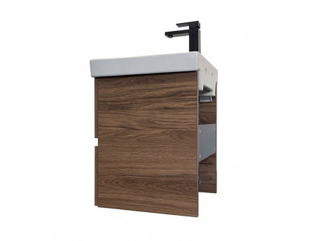 Тумба с Раковиной «Comforty» Дартфорд-45, 45x60x45см, Дуб Темно-Коричневый (00-00013694CF)