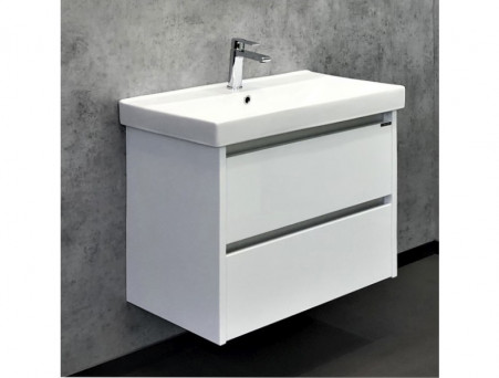 Тумба с Раковиной «Comforty» Дублин-75, 75x62x46см, Белый (00004137103CF)