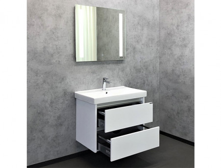 Тумба с Раковиной «Comforty» Дублин-75, 75x62x46см, Белый (00004137103CF)