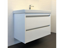 Тумба с Раковиной «Comforty» Дублин-90, 90x67,5x45см, Белый (00-00005213CF)