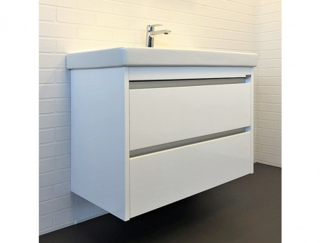 Тумба с Раковиной «Comforty» Дублин-90, 90x67,5x45см, Белый (00-00005213CF)