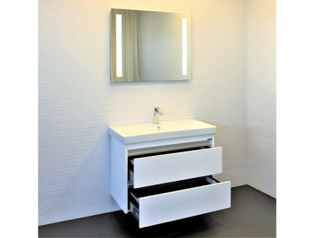 Тумба с Раковиной «Comforty» Дублин-90, 90x67,5x45см, Белый (00-00005213CF)