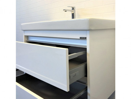 Тумба с Раковиной «Comforty» Дублин-90, 90x67,5x45см, Белый (00-00005213CF)