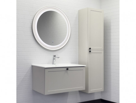 Тумба с Раковиной «Comforty» Ереван-80, 81x41,5x46,5см, Серый Шелк (00-00014864CF)