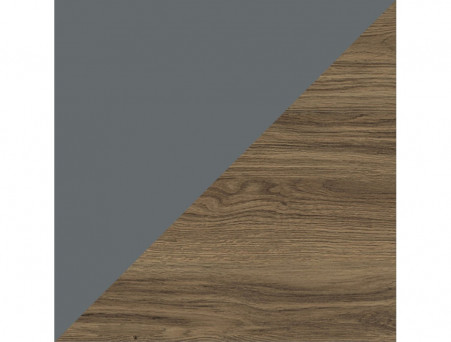 Тумба с Раковиной «Comforty» Кемер-75, 75,5x51,5x46,5см, Антрацит/Дуб Темно-Коричневый (00-00017883CF)