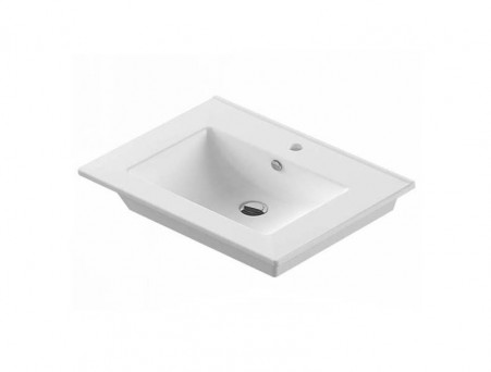 Тумба с Раковиной «Comforty» Клеон-75, 75,5x90,5x46,5см, Дуб Дымчатый (00-00004758CF)