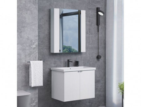 Тумба с Раковиной «Comforty» Лима-70, 70x55x45см, Белый (00-00001284CF)