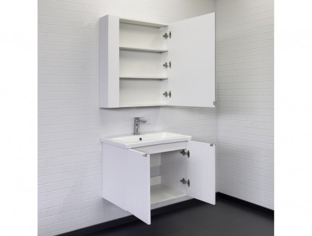 Тумба с Раковиной «Comforty» Лима-70, 70x55x45см, Белый (00-00001284CF)