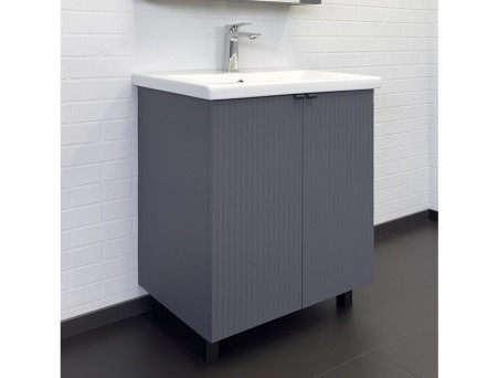 Тумба с Раковиной «Comforty» Лима-70, 70x85x45см, Антрацит (00-00013686CF)
