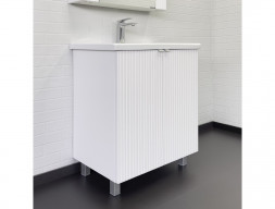 Тумба с Раковиной «Comforty» Лима-70, 70x85x45см, Белый (00-00004892CF)