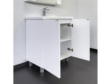 Тумба с Раковиной «Comforty» Лима-70, 70x85x45см, Белый (00-00004892CF)