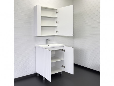 Тумба с Раковиной «Comforty» Лима-70, 70x85x45см, Белый (00-00004892CF)