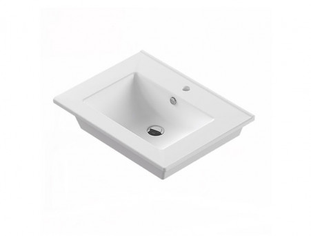 Тумба с Раковиной «Comforty» Марио-60, 61x85,5x46,5см, Дуб Темный (00-00004155CF)