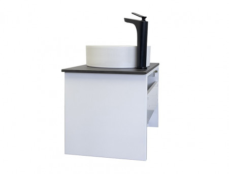 Тумба с Раковиной «Comforty» Марсель-60, 60x53x40см, Белый (00-00012272CF)