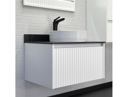 Тумба с Раковиной «Comforty» Марсель-75, 75x53x50см, Белый (00-00012270CF)