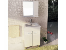 Тумба с Раковиной «Comforty» Модена-60, 61x87,5x46,5см, Белый (00-00001642CF)