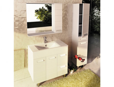 Тумба с Раковиной «Comforty» Модена-90, 91x87,5x46,5см, Белый (00-00001644CF)