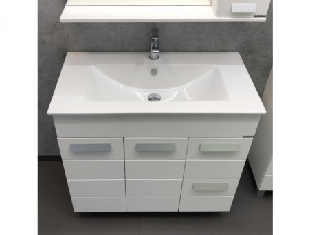 Тумба с Раковиной «Comforty» Модена-90, 91x87,5x46,5см, Белый (00-00001644CF)