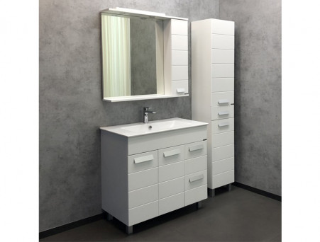 Тумба с Раковиной «Comforty» Модена-90, 91x87,5x46,5см, Белый (00-00001644CF)