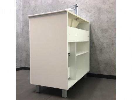 Тумба с Раковиной «Comforty» Модена-90, 91x87,5x46,5см, Белый (00-00001644CF)