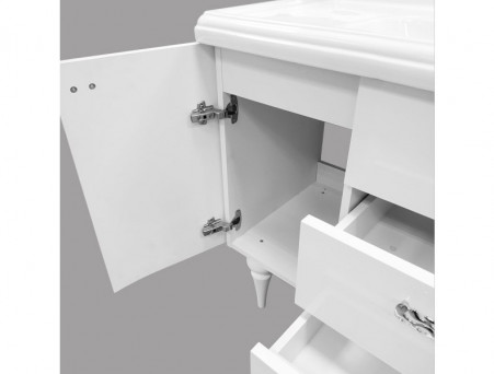 Тумба с Раковиной «Comforty» Монако-120, 120,5x86x49см, Белый (00003132224CF)