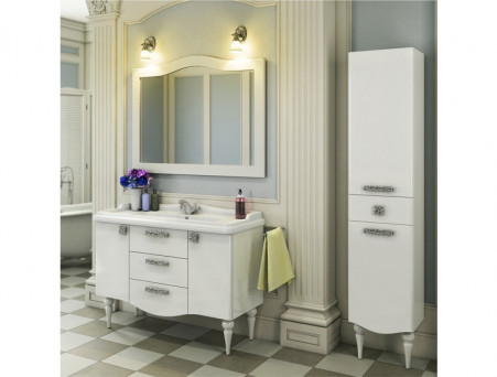 Тумба с Раковиной «Comforty» Монако-120, 120,5x86x49см, Белый (00003132224CF)