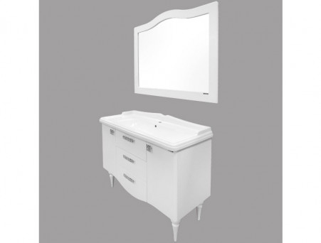 Тумба с Раковиной «Comforty» Монако-120, 120,5x86x49см, Белый (00003132224CF)