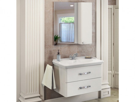 Тумба с Раковиной «Comforty» Неаполь-80, 80x54,5x50см, Белый (00004147564CF)