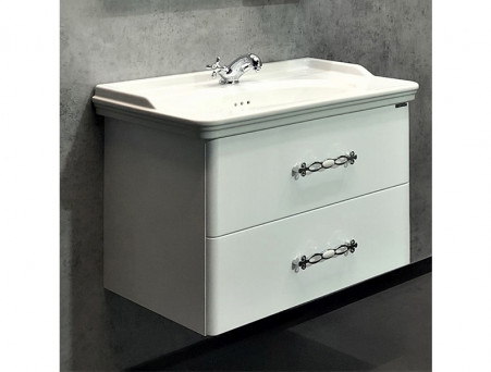 Тумба с Раковиной «Comforty» Неаполь-80, 80x54,5x50см, Белый (00004147564CF)