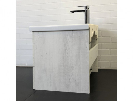 Тумба с Раковиной «Comforty» Никосия-70, 70x50x45см, Дуб Белый (00-00005792CF)