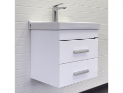Тумба с Раковиной «Comforty» Никосия-50, 50x52x40см, Белый (00-00018022CF)