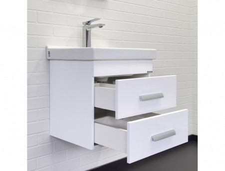 Тумба с Раковиной «Comforty» Никосия-50, 50x52x40см, Белый (00-00018022CF)