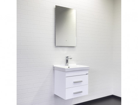 Тумба с Раковиной «Comforty» Никосия-50, 50x52x40см, Белый (00-00018022CF)