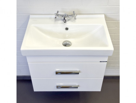 Тумба с Раковиной «Comforty» Никосия-60, 60x53x40см, Белый (00-00011161CF)