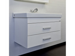 Тумба с Раковиной «Comforty» Никосия-80, 80x53x45см, Белый (00-00011163CF)