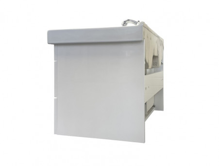 Тумба с Раковиной «Comforty» Никосия-80, 80x53x45см, Белый (00-00011163CF)