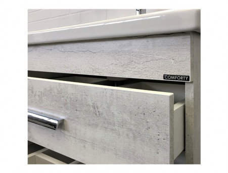 Тумба с Раковиной «Comforty» Никосия-70, 70x83x45см, Дуб Белый (00-00005793CF)