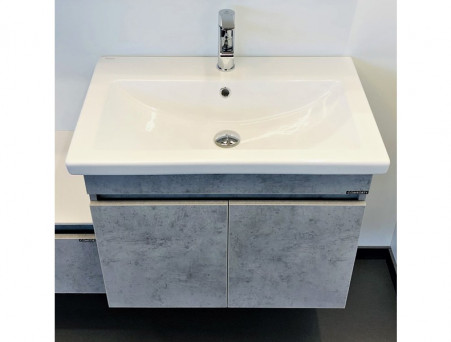 Тумба с Раковиной «Comforty» Осло-70, 70x55x45см, Бетон Светлый (00-00006118CF)
