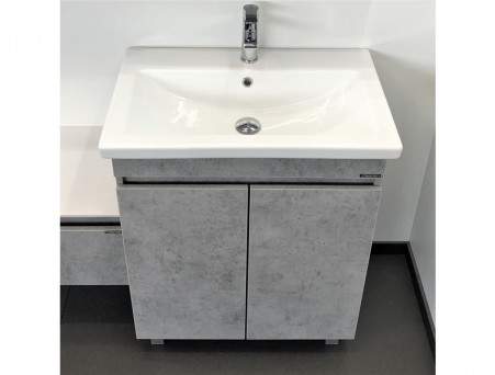 Тумба с Раковиной «Comforty» Осло-70, 70x87x45см, Бетон Светлый (00-00006117CF)