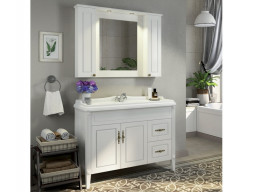 Тумба с Раковиной «Comforty» Палермо-120, 120x89,5x49см, Белый (00004142367CF)